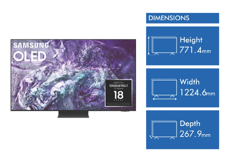 Samsung 55" S95D 4K OLED Smart TV 24