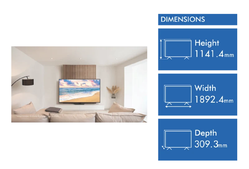 Samsung 85" QN85D 4K Neo QLED Smart TV 24