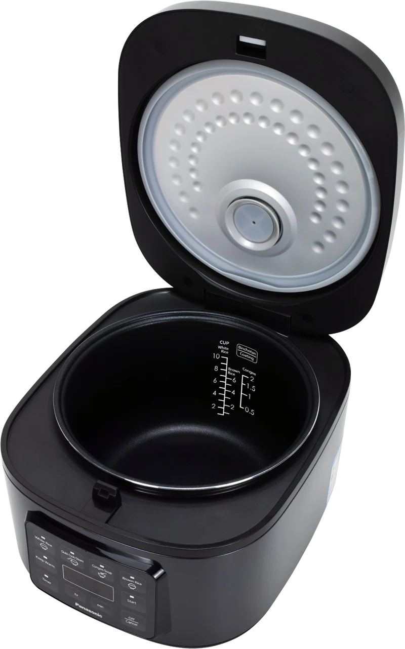 Panasonic 10 Cup Rice And Multi Cooker Black