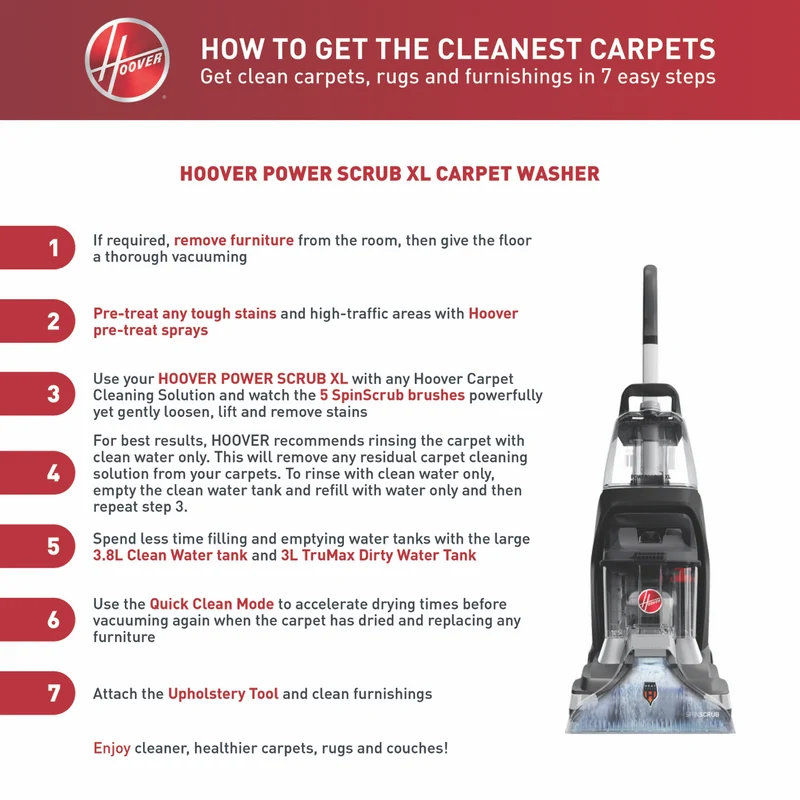 Hoover PowerScrub XL Carpet Washer