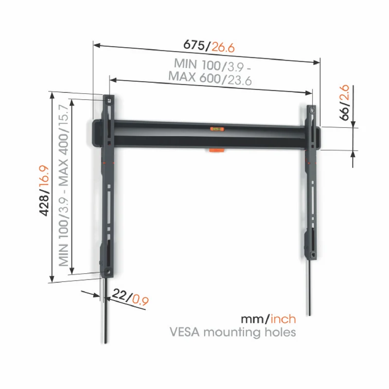 Vogels Fixed TV Wall Mount 40-100"
