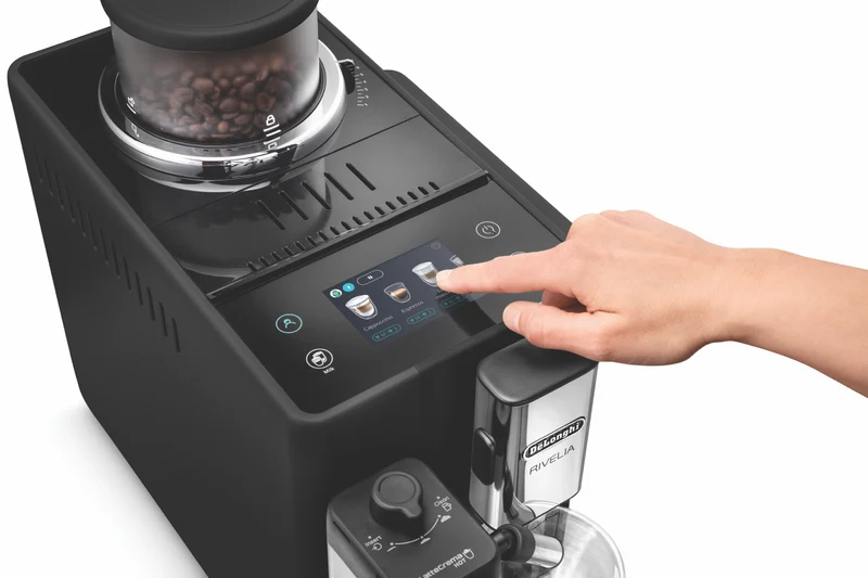 DeLonghi Rivelia Fully Automatic Coffee Machine Black