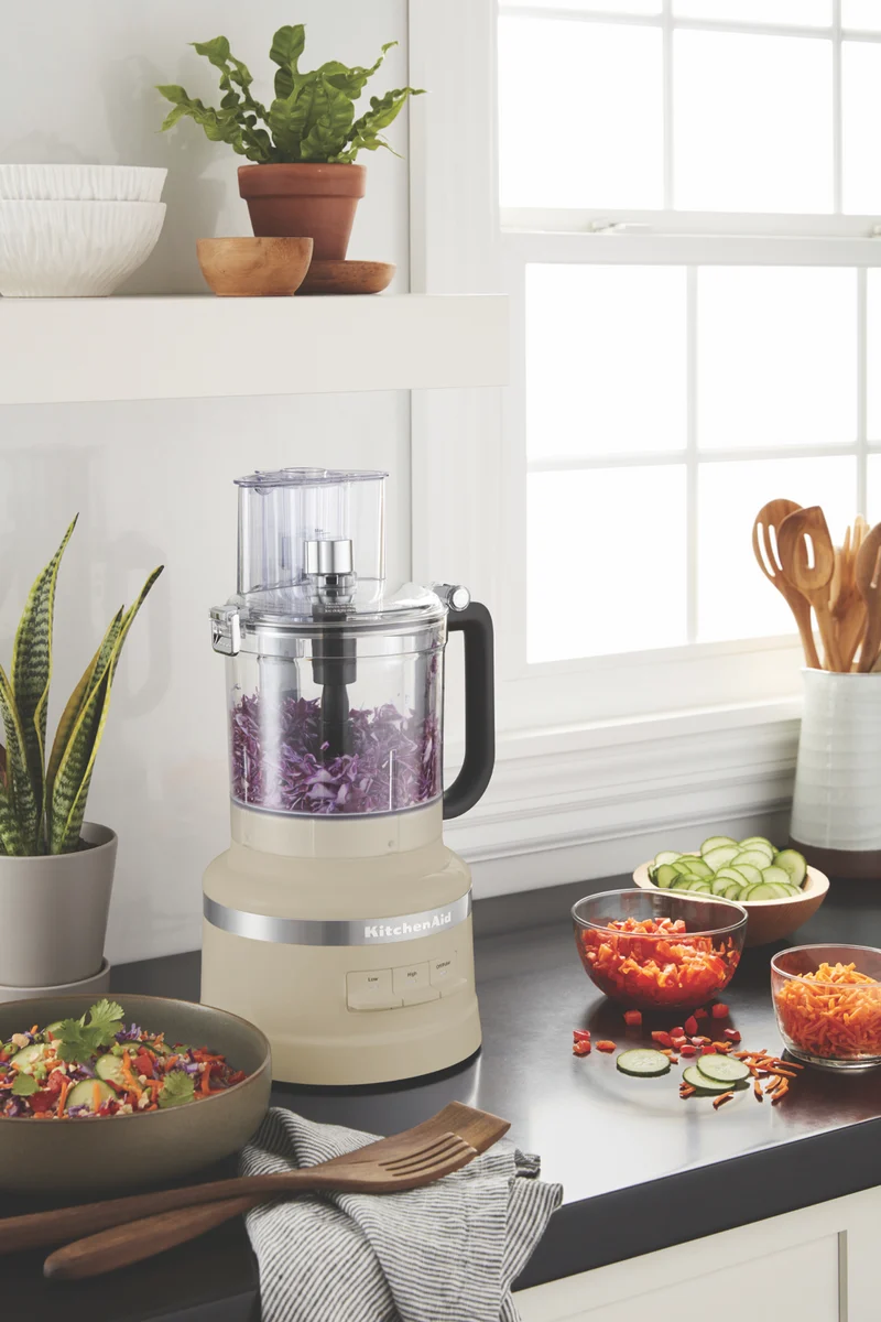 KitchenAid 13 Cup Food Processor Almond Cream