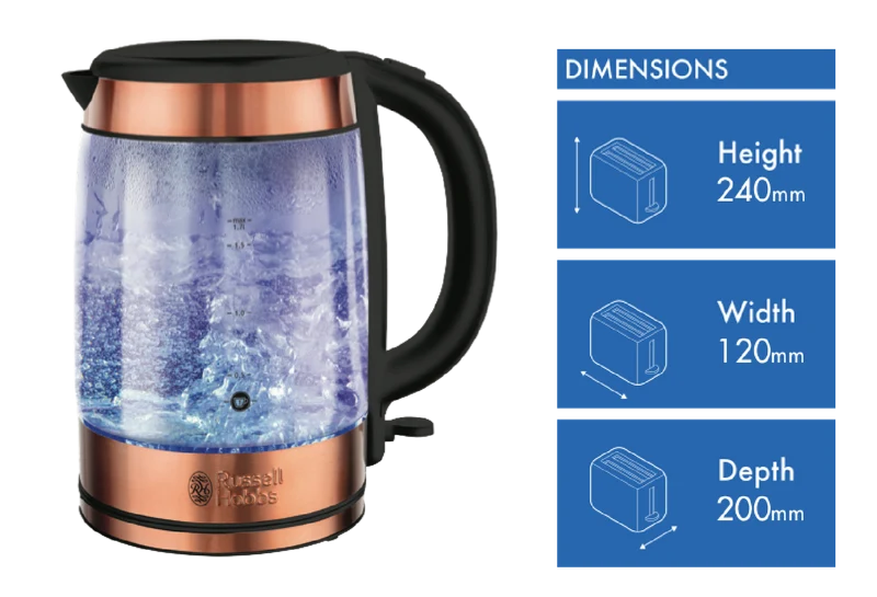 Russell Hobbs Brooklyn Glass Kettle