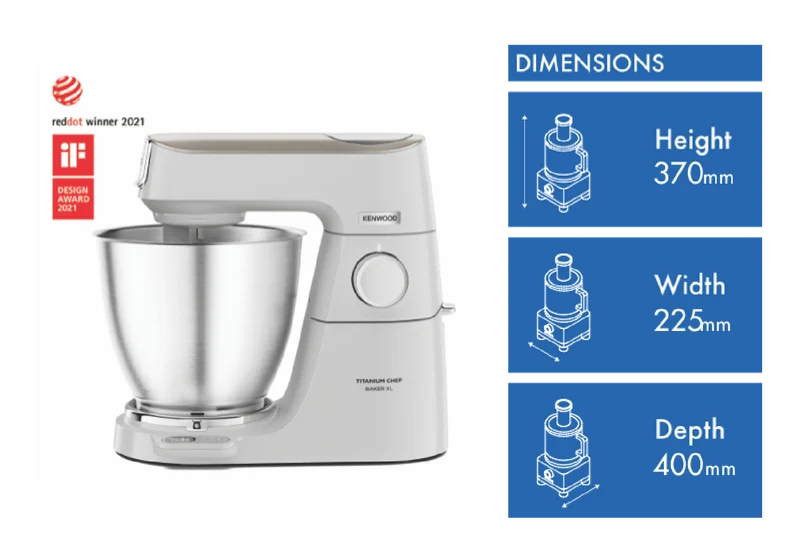 Kenwood Titanium Chef Baker XL White
