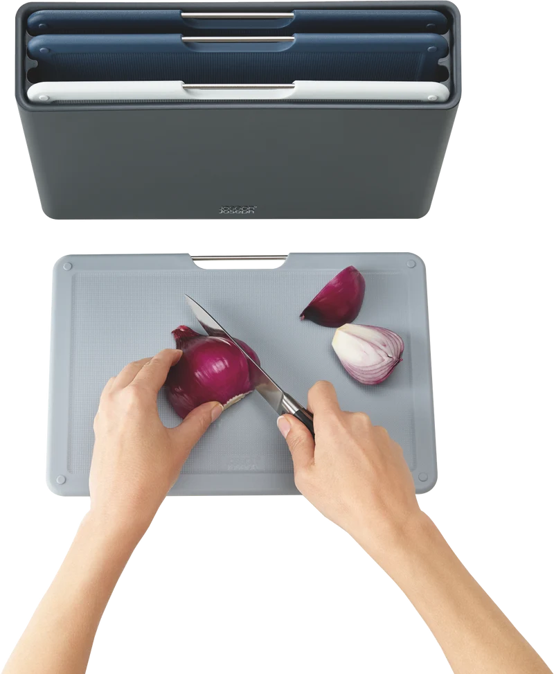 Joseph Joseph Folio 4-piece Regular Chopping Board Set - Graphite