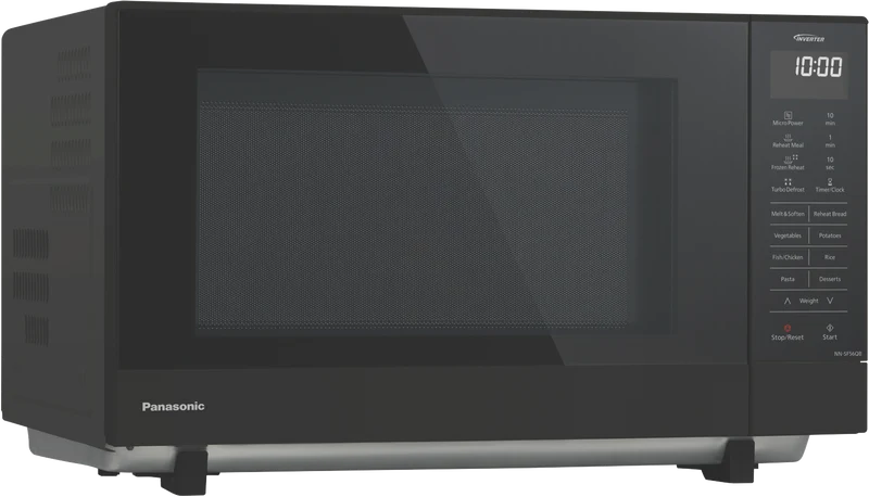 Panasonic 27L 1000W Flatbed Microwave Black