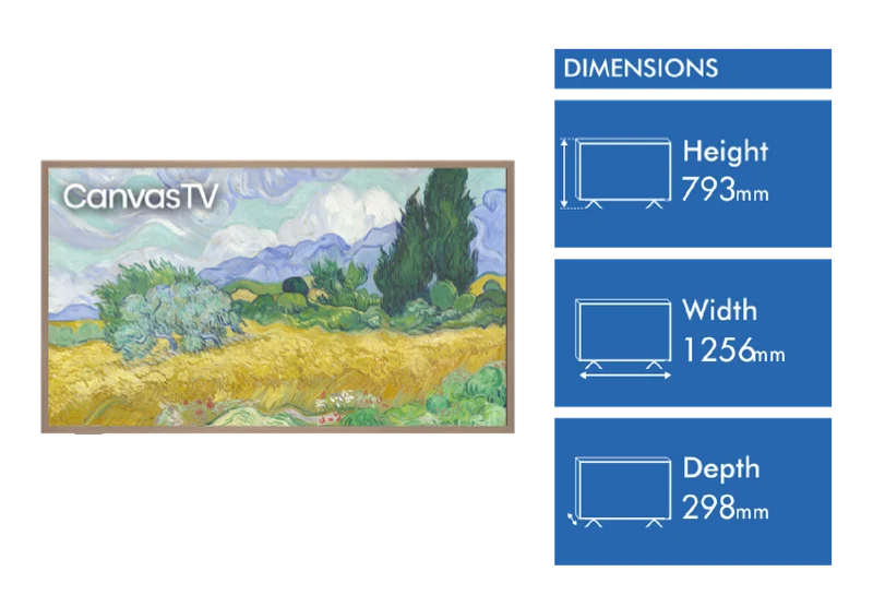 Hisense 55" Canvas S7NAU 4K QLED Smart TV 2024