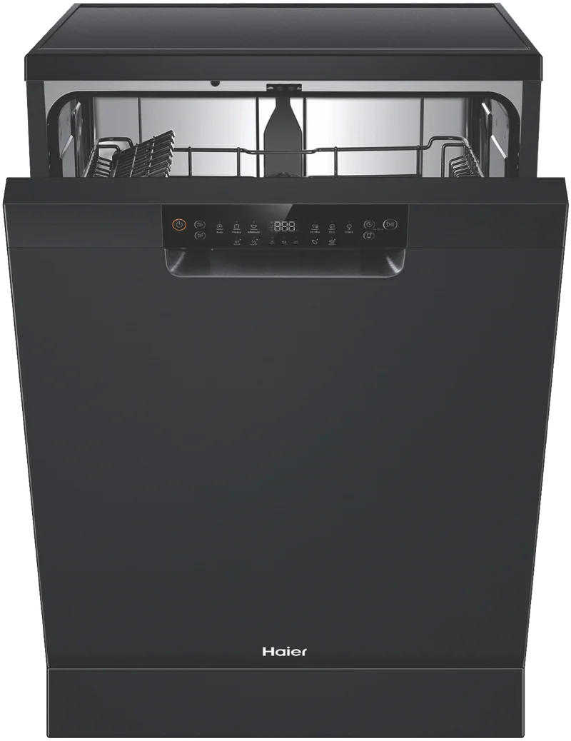 Haier 500 Series Freestanding Dishwasher, Black