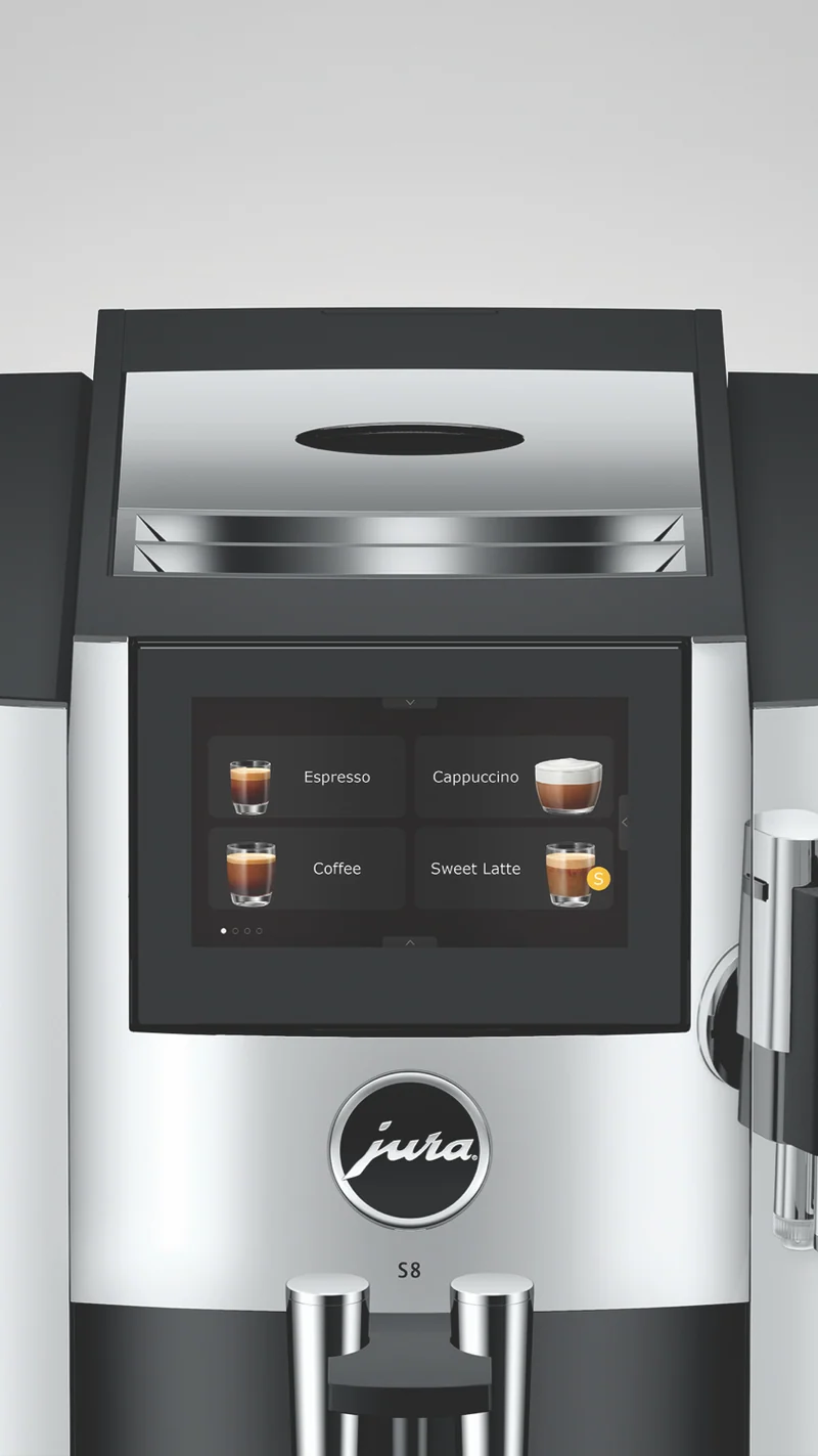 JURA S8 Chrome Inter Automatic Coffee Machine