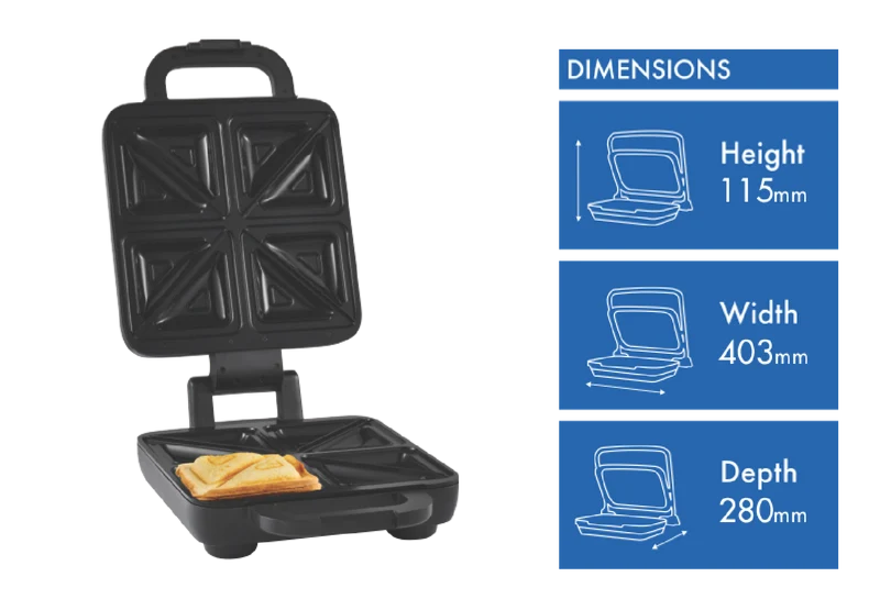 Sunbeam Turbo Crunch 4 Slice Toastie Maker