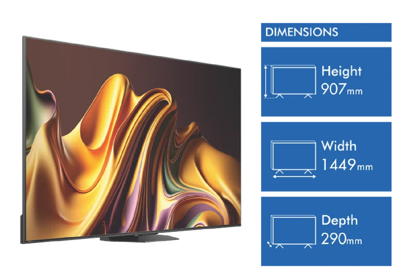 Hisense 65" U8NAU 4K Mini-LED QLED Smart TV 24