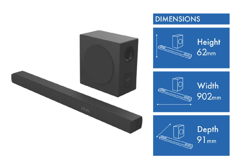 Hisense 3.1Ch 480W Soundbar