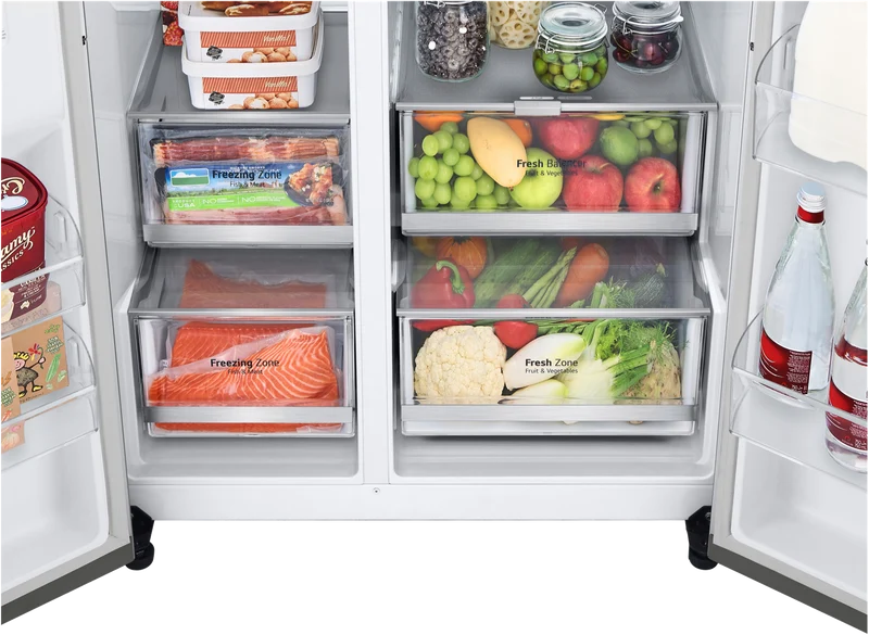 LG 635L Side By Side Refrigerator