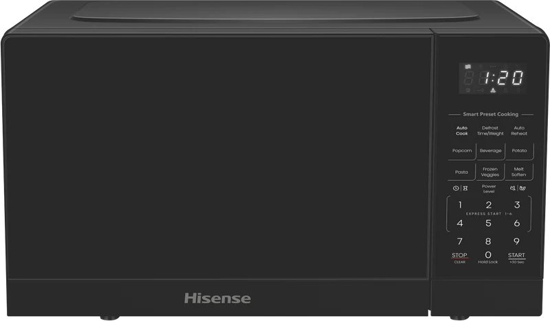 Hisense 20L 800W Compact Microwave Black