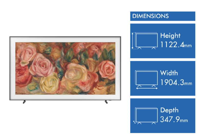 Samsung 85" The Frame 4K QLED Smart TV 24
