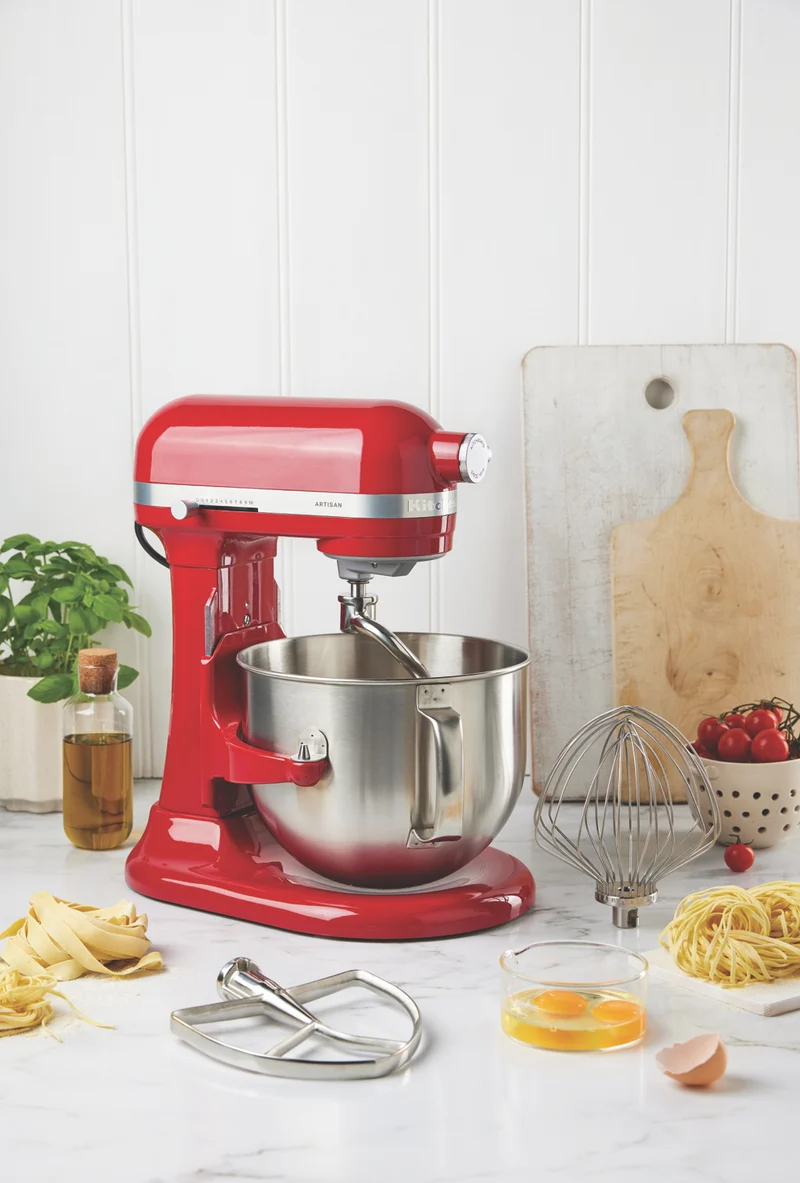 KitchenAid 6.6L Bowl Lift Stand Mixer Empire Red
