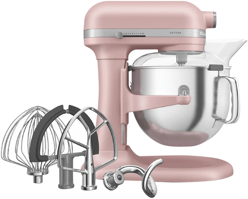 KitchenAid 6.6L Bowl Lift Stand Mixer Dried Rose