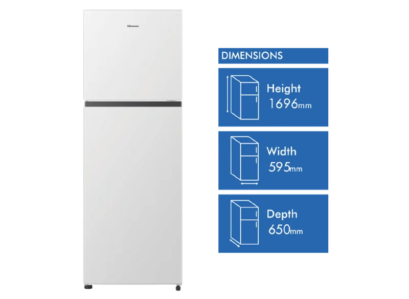 Hisense 326L Top Mount Refrigerator