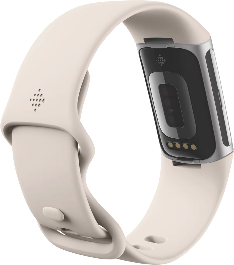 Fitbit Charge 6 - Porcelain/Silver Aluminium