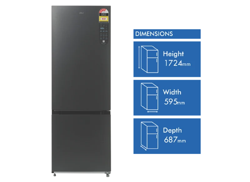 Solt 325L Bottom Mount Refrigerator