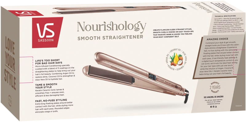 VS Sassoon Nourishing Smooth Straightener