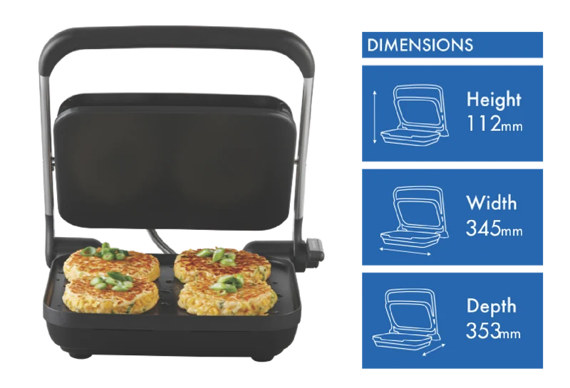 Sunbeam Cafe Style Sandwich Maker 4 Slice
