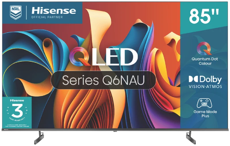 Hisense 85" Q6NAU 4K QLED Smart TV 24