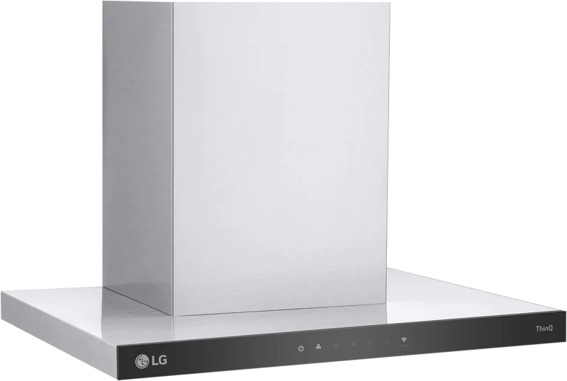 LG 60cm T-Shape Rangehood with ThinQ Auto, Stainless Steel
