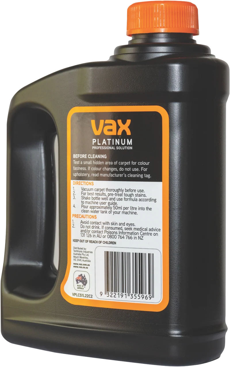 Vax Platinum Carpet Solution 1L