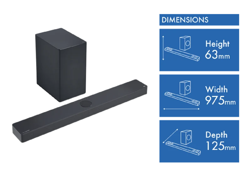 LG 3.1.3Ch 400W Dolby Atmos Soundbar