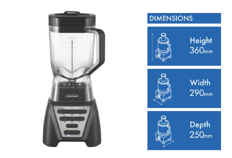 Sunbeam Two Way Classic Blender Black