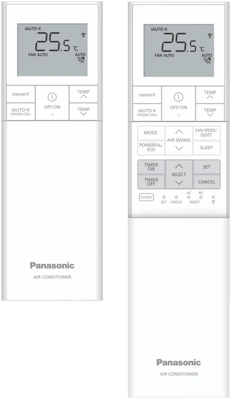 Panasonic C5.0kW H6.0kW Reverse Cycle Split System and Air Purifier