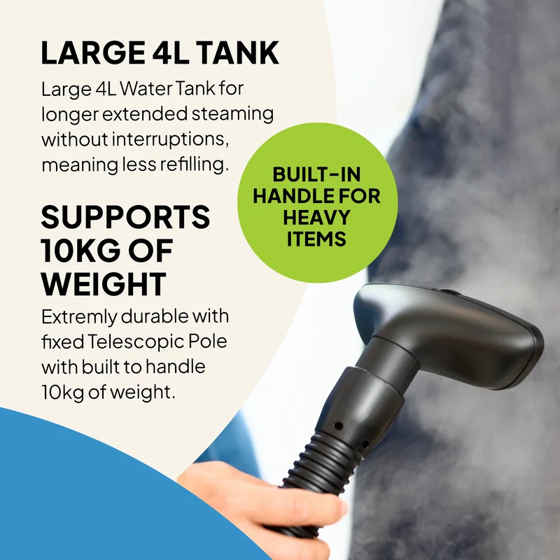 Commercial Garment Care Duo – f1600 Steamer & f40 Fabric Shaver