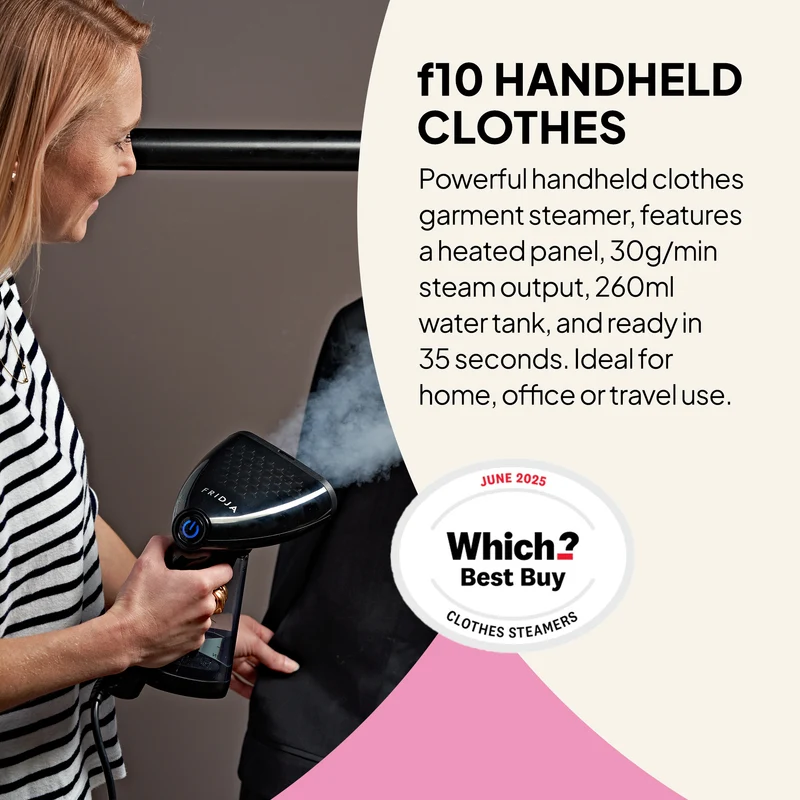 Commercial Garment Care Trio – f1600 Steamer, f10 Handheld & f40 Fabric Shaver