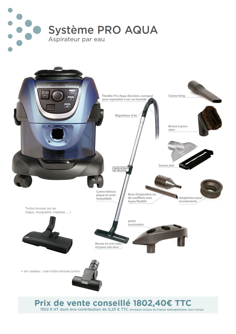 Aspirateur par eau - ProAqua