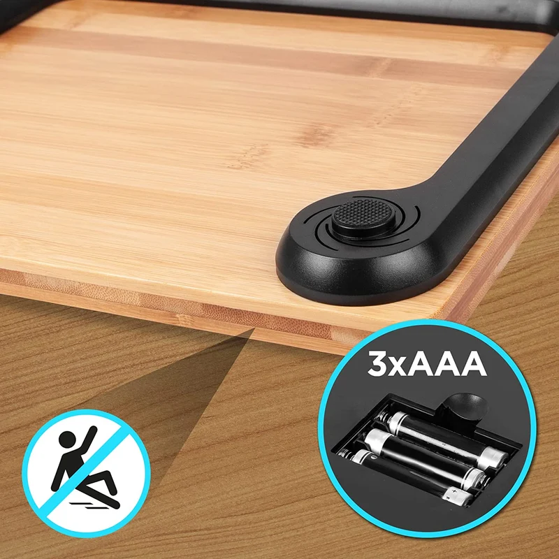 Duronic BS504 Balance Corporelle / Pèse Personne – Capacité élevée de 180 kg – Ecran LCD – Eco-responsable / Fabriqué en Bambou – Mesure en Kilogrammes – Automatique – Surveillez votre Poids