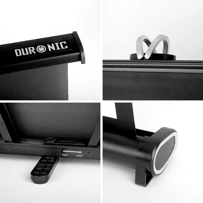 Duronic DPS50 4/3 Ecran de Projection TV et Home Cinema pour Bureau de 50 Pouces 127 cm 102 x 76 cm Toile pour vidéoprojecteur Solution Alternative au Trépied Gain +1 idéal pour 3D 8K 4K 1080P