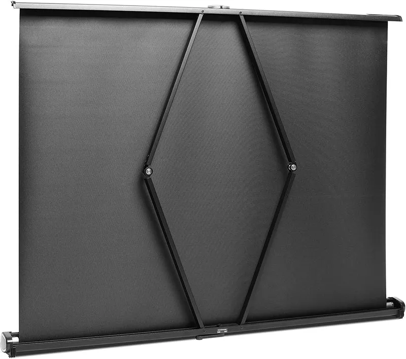 Duronic DPS40 4/3 Ecran de Projection TV et Home Cinema pour Bureau de 40 Pouces 101 cm 81 x 61 cm Toile pour vidéoprojecteur Solution Alternative au Trépied Gain +1 idéal pour 3D 8K 4K 1080P