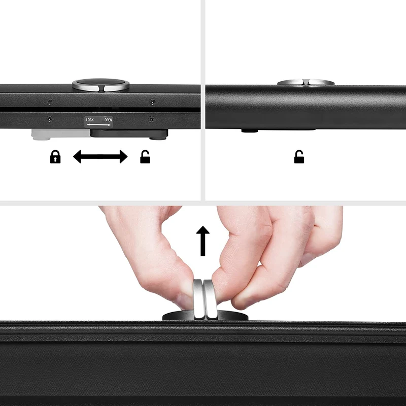 Duronic DPS40 4/3 Ecran de Projection TV et Home Cinema pour Bureau de 40 Pouces 101 cm 81 x 61 cm Toile pour vidéoprojecteur Solution Alternative au Trépied Gain +1 idéal pour 3D 8K 4K 1080P