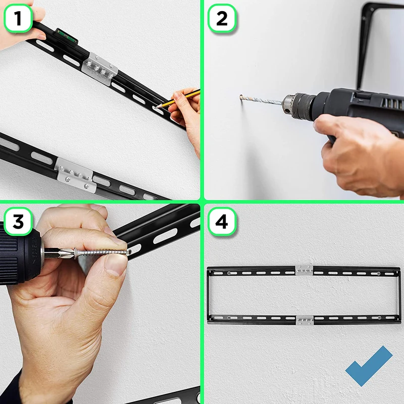 Duronic TVB777 Support Mural inclinable pour écran de télévision de 33 à 60 Pouces / 57 à 153 cm - VESA 600 x 400