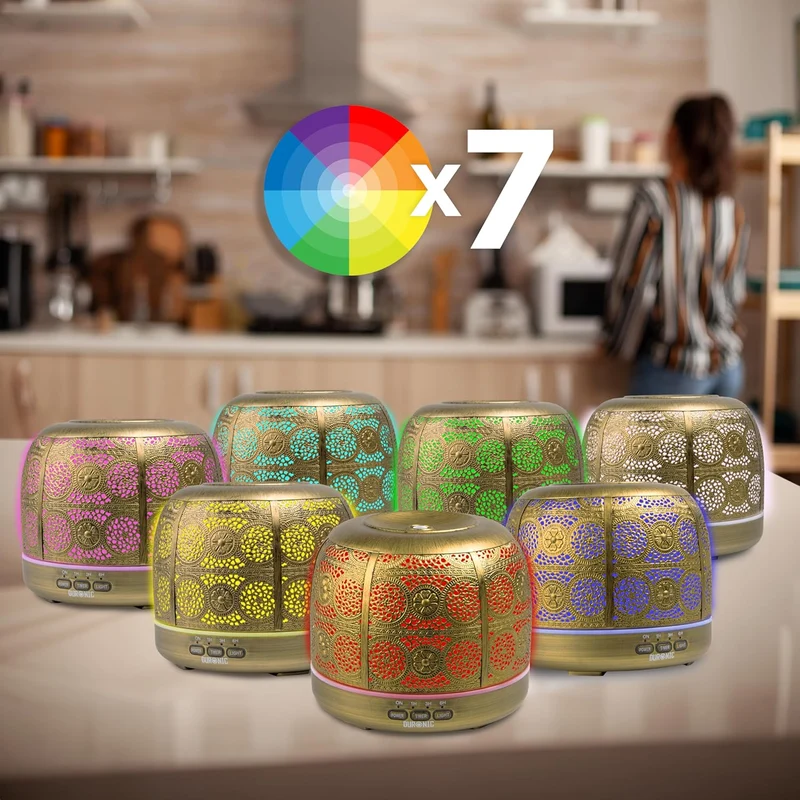 Duronic AD43 Diffuseur d’Arômes Brumisateur d’Huiles essentielles Purificateur d’air Naturel Humidificateur Aromathérapie Maison Bien être Relaxation détente apaisant Parfum
