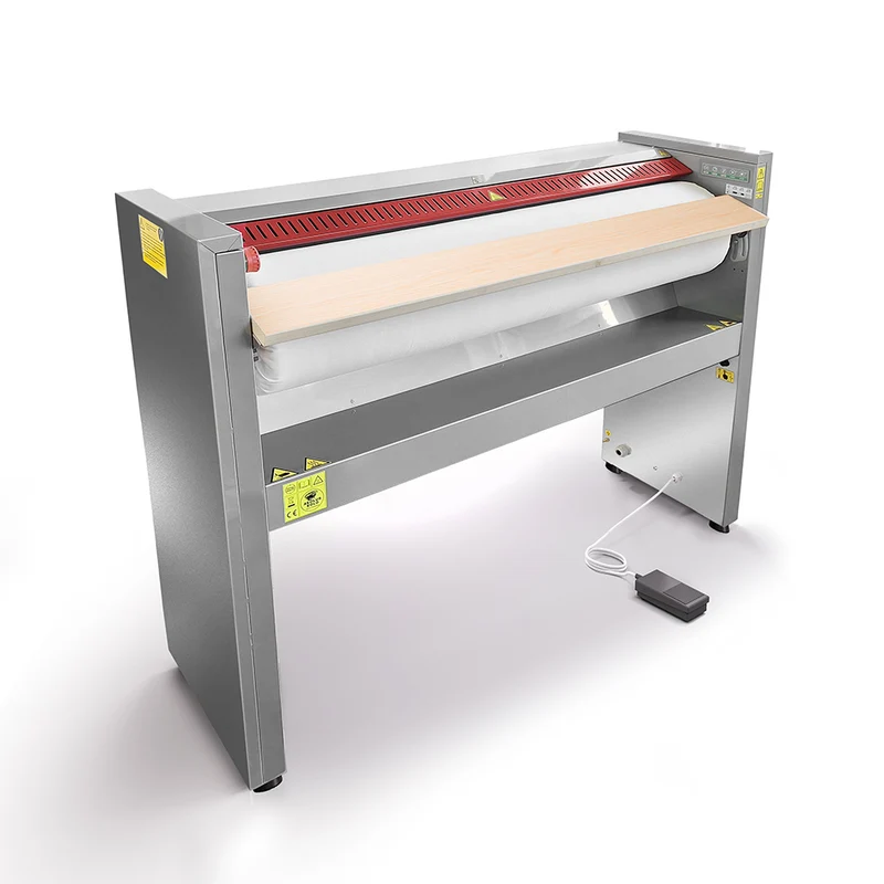 Stiratrice a Rullo Professionale MG05 M Plus Mangano da Stiro Biancheria Piana Federe Lenzuola Copriletti Asciugamani Tende Tovaglie Tovaglioli Rullo 140x25 cm Elettronica Efficienza A++ Garanzia 5 Anni