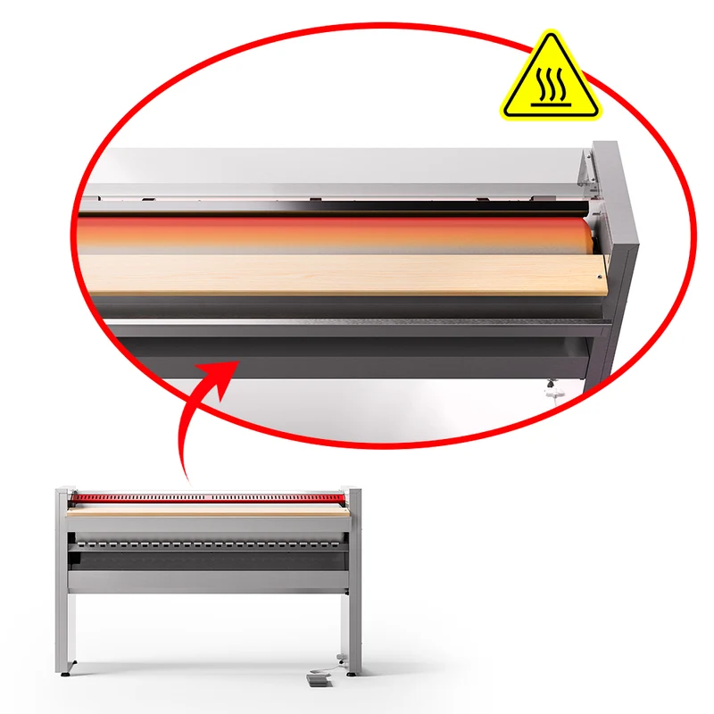 Stiratrice a Rullo Professionale MG03 M Mangano da Stiro Biancheria Piana Federe Lenzuola Copriletti Asciugamani Tende Tovaglie Tovaglioli Rullo 120x18 cm Elettronica Efficienza A++ Garanzia 5 Anni