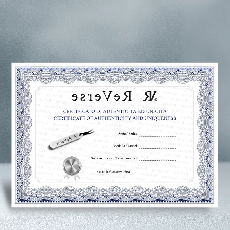 RV REVERSE Collana Esclusiva con Ciondolo "Amazing" Exclusive Necklace with Pendant Art. 032