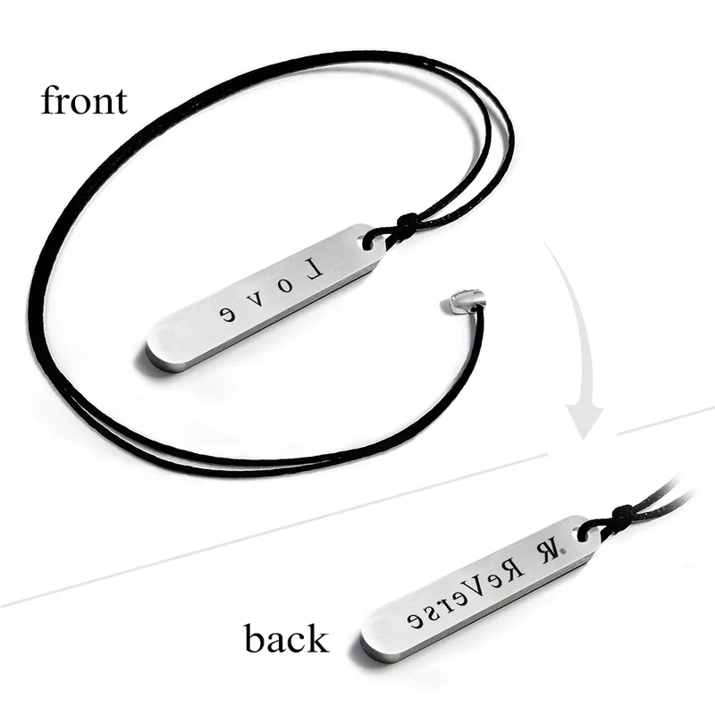 RV REVERSE Collana Esclusiva con Ciondolo "Love" Exclusive Necklace with Pendant Art. 036