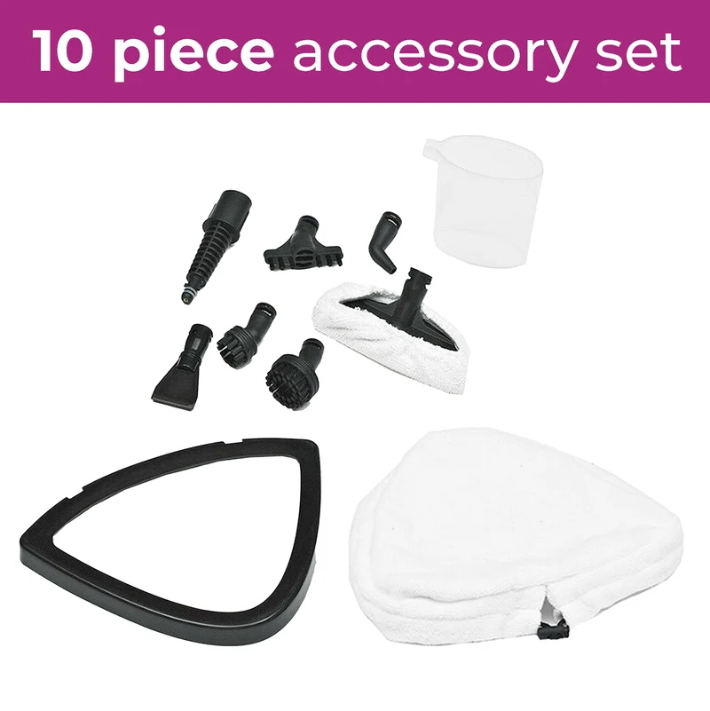 Neo Yellow 10 in 1 1500W Hot Steam Mop Cleaner and Hand Steamer