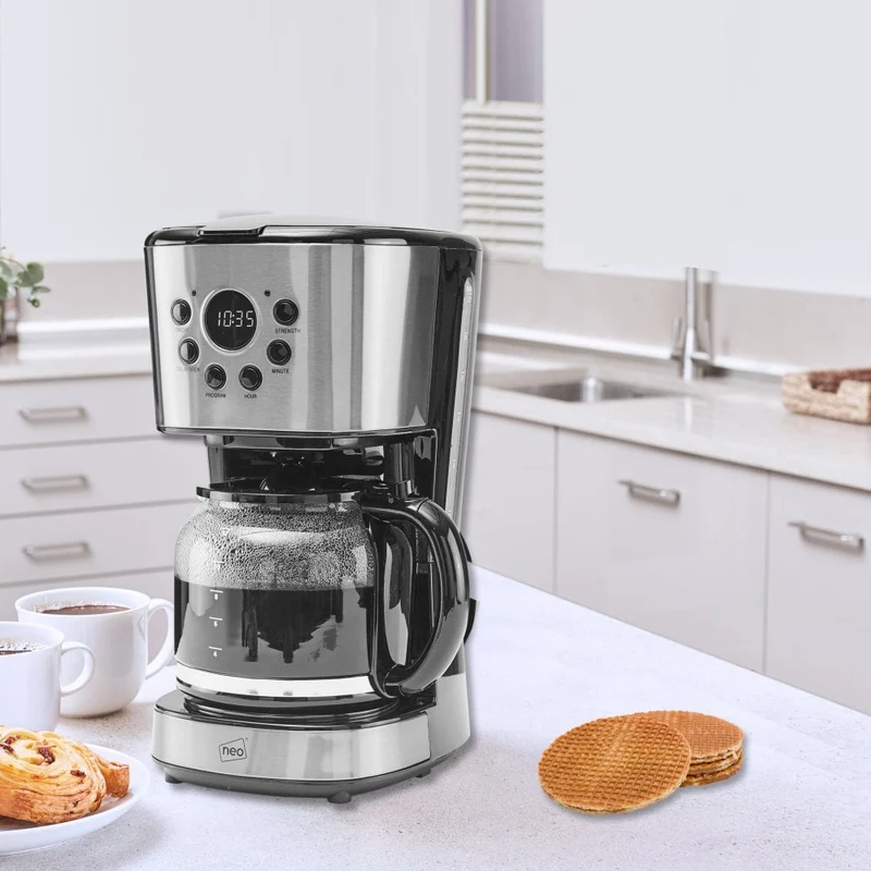 Neo Stainless 1.5L Filter Coffee Maker Machine