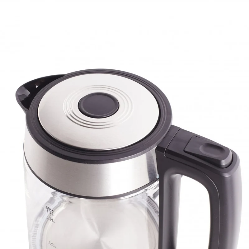 Neo Chrome Cordless Nordic Illuminated Glass Kettle