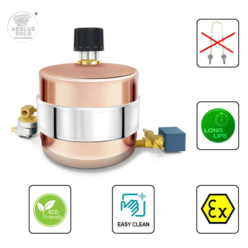 Sistema stirante professionale AV02 TRIPLE INOX con Caldaia in rame a Risparmio energetico e Resistenza esterna anticalcare (2 L) Classe energetica A++ Made in Italy Garanzia 5 anni